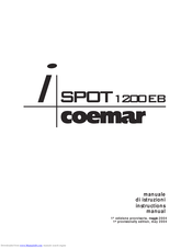 Coemar ISPOT 1200 EB Instruction Manual