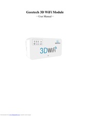 Geeetech 3D WiFi User Manual