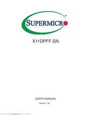 Supermicro X11DPFF-SN User Manual