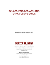 OPTO 22 PCI-AC5 User Manual