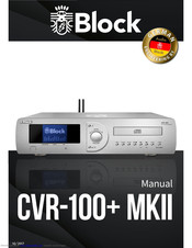 Block CVR-100+ MKII Manual