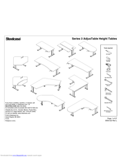Steelcase 3 Series Assembly Instructions/Use And Care Manual