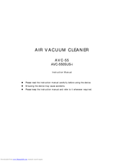 AQUASYSTEM AVC-550SUS-i Instruction Manual