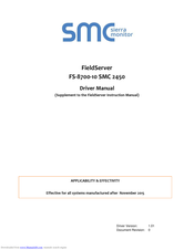 SMC Networks FieldServer FS-8700-10 Driver Manual