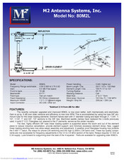 M2 Antenna Systems 80M2L Installation Instructions Manual