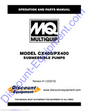 MQ Multiquip PX400 Operation And Parts Manual