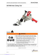 Victaulic TM-HCT908 Operating And Maintenance Instruction Manual