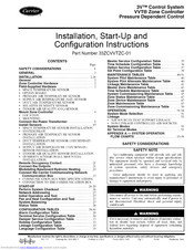 Carrier 3V VVT 33ZCVVTZC-01 Installation And Start-Up Instructions Manual