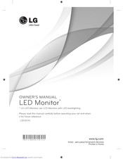 LG LB580N Owner's Manual