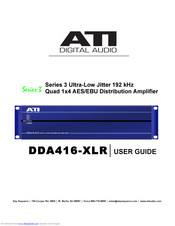 ATI DIGITAL AUDIO DDA416-XLR User Manual