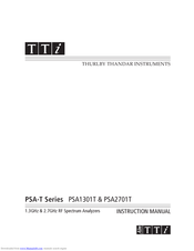 TTI PSA1301T Instruction Manual