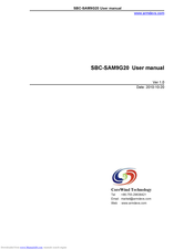 CoreWind Technology SBC-SAM9G20 User Manual