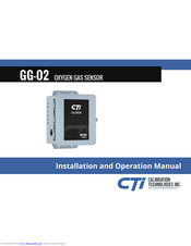 CTI GG-O2 Installation And Operation Manual