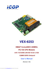Icop VEX-6253 User Manual