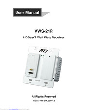 RTI VWS-21R User Manual