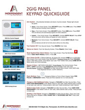 2gig Technologies Go Control Quick Manual