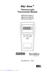 EUTECH INSTRUMENTS 60010-00 Instruction Manual