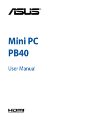Asus PB40 User Manual