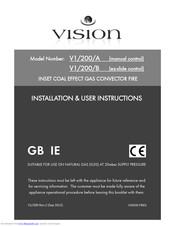 Vision V1/200/B Installation & User's Instructions