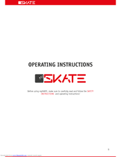 Rehability mySKATE Operating Instructions Manual