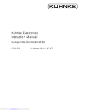 Kuhnke KUAX 680C Instruction Manual