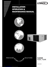 Lennox FLATAIR FLCK Installation, Operation And Maintenance Manual