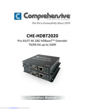 Comprehensive CHE-HDBT2020 Operation Manual