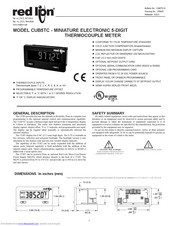 Red Ion CUB5TCB0 Product Manual