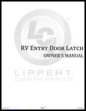 Lippert Components SOUTHCO KEYLESS Owner's Manual