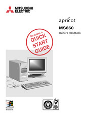 Mitsubishi Electric apricot MS660 Owner's Handbook Manual