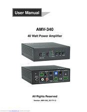 RTI AMV-340 User Manual