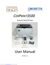 Rosetta CERPRINT3500 User Manual