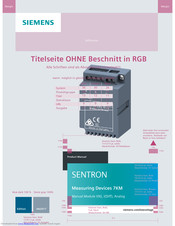 Siemens SENTRON Series Product Manual