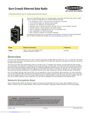 Banner Sure Cross DXER9 Manual