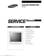 Samsung TP17LT Service Manual