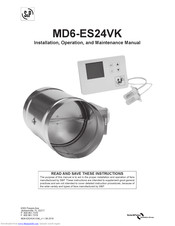 S&P MD6-ES24VK Installation, Operation And Maintenance Manual