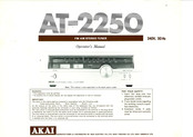 Akai AT-2250 Operator's Manual