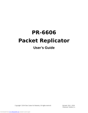 DCB PR-6606 User Manual