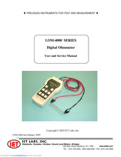 IET LOM-4000 User And Service Manual