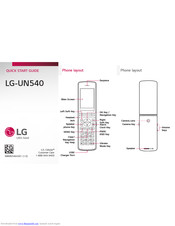 LG LG-UN540 Quick Start Manual