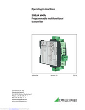 Camille Bauer SINEAX V604s Operating Instructions Manual