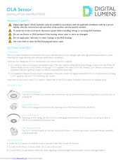 Digital Lumens DLA-R Installation Instructions Manual