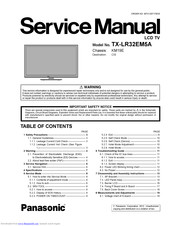 Panasonic TX-LR32EM5A Service Manual