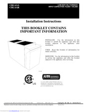 Carrier CBLAAR060120 Installation Instructions Manual