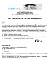 KVM Discovery AS-9104/08DA User Manual