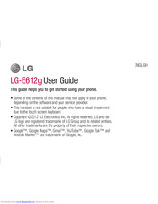 LG LG-E612g User Manual