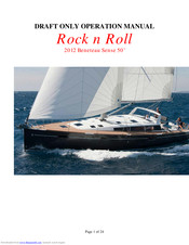 Beneteau Sense 50 Operation Manual