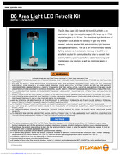 Sylvania LED55RETROFlT/741/T5WD6 Installation Manual