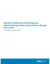 Dell EMC NX3340 Troubleshooting Manual