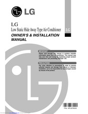 LG LMA48B2ALI Owners & Installation Manual